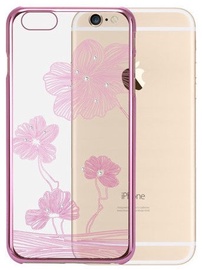 X-Fitted Lotus Swarovski Crystals Back Case For Apple iPhone 6/6s Rose