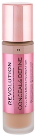 Makeup Revolution London Conceal & Define Foundation 23ml F3