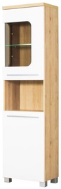 Bodzio Showcase Panama PA06 Right White/Dark Sonoma Oak