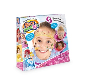 Набор для татуировок Interplay Face Paintoos Disney Princess, многоцветный