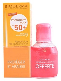 Bioderma Photoderm Max Aquafluid SPF50+ 40ml + 100ml Crealine H2O Micellar Water