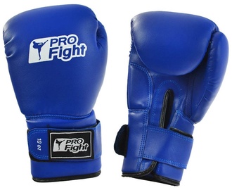 Боксерские перчатки ProFight Skin Dragon, синий, 10 oz