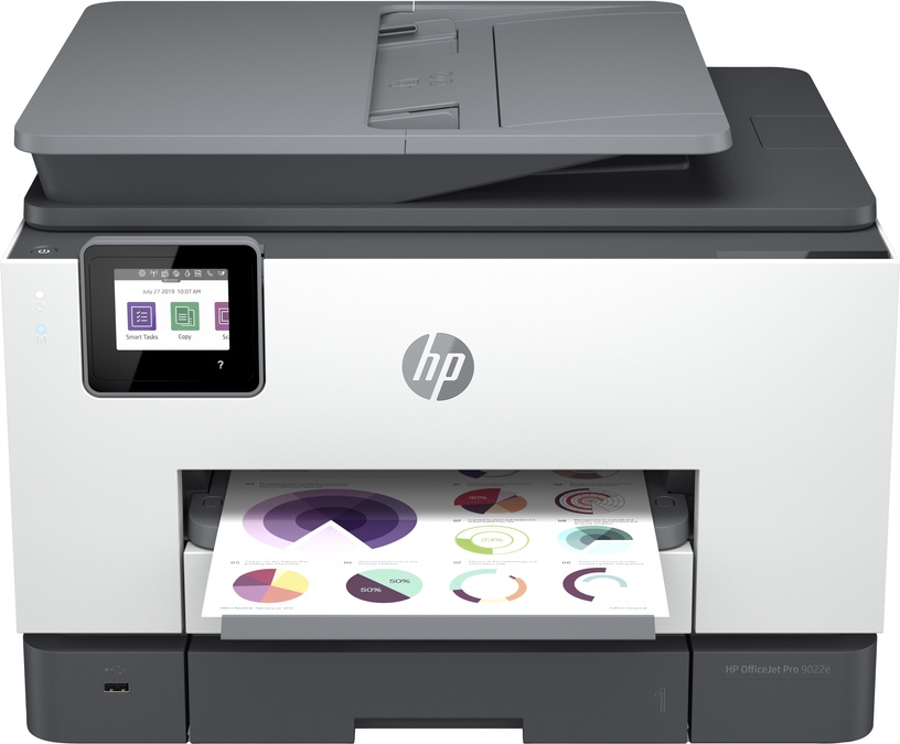 Daudzfunkciju printeris HP OfficeJet Pro 9022e, tintes, krāsains