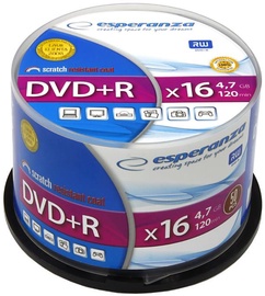 Esperanza 1115 DVD+R 16x 4.7GB Cake Box 50DVD's