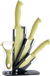Fissman Gobi Knife Set With Stand+Peeler Green 2678