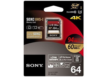 Sony 64GB SDXC Class 10