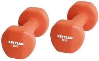 Kettler Neoprene Dumbbells 2x4kg Red
