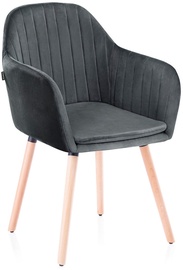 Homede Lacelle Chairs 2pcs Charcoal