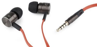 Ausinės Gembird London Universal In-Ear Black/Red