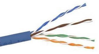 4World CAT 6 UTP Installation Cable Blue 305m
