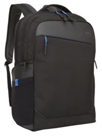 Mugursoma Dell Professional Notebook Backpack For 17, melna, 17"