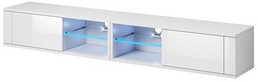 TV galds Vivaldi Meble Best Double, balta, 2000x358x305 mm