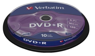 Sony DVD+R 4.7GB 16x 10pcs