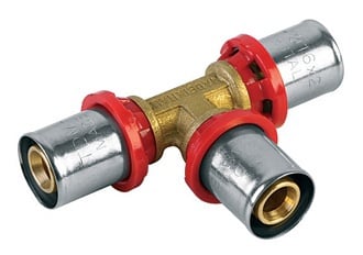 Adapteris TDM Brass 1645, 90 °, 18mm, misiņš