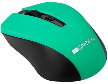 Компьютерная мышь Canyon CNE-CMSW1, черный/зеленый
