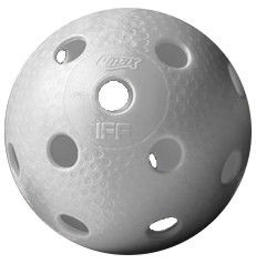 Мячик для флорбола Q-max, белый, 1 шт.