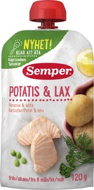 Semper Puree From 6 Months 120g Salmon And Potatoes