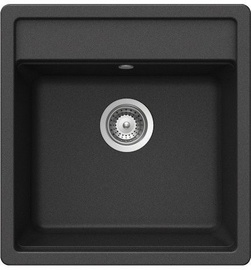 Köögivalamu Teka 50 S-TG Black Onyx, kivi, 490 mm x 510 mm x 180 mm