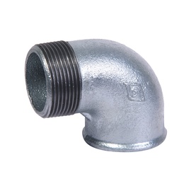 Līkums Jinan Meide G92, 90 °, 1 1/2", čuguns/cinks