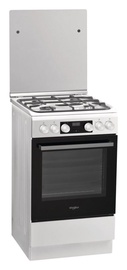 Whirlpool Gas-Electric Cooker WS5G8CHW/E White