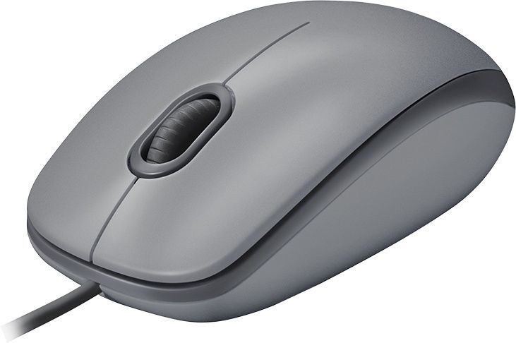 Kompiuterio pelė Logitech M110 Silent, pilka