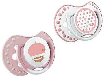 Lovi Dynamic Soother 2pcs Retro Baby 22/803 Girl 0-3m