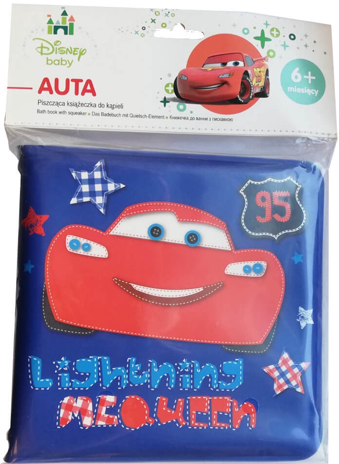 Vannimänguasi Disney Bath Book Cars, mitmevärviline