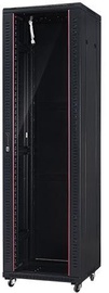 Netrack Standing Cabinet 42U/600x600mm Glass Black