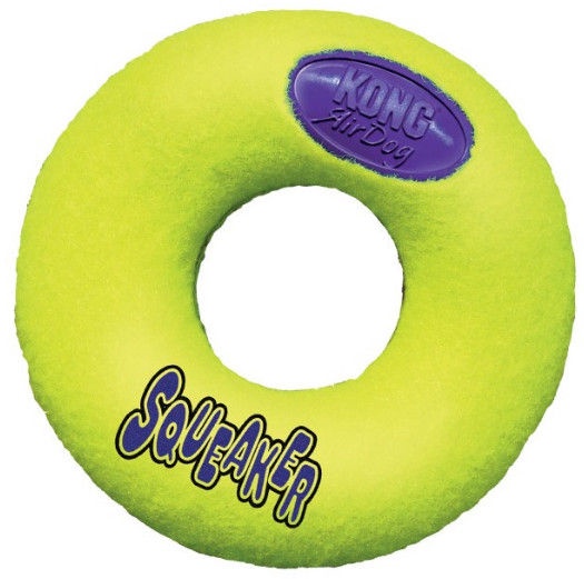 Игрушка для собаки Kong AirDog Donut, 12.1 см, желтый, M