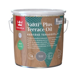 Древесное масло Tikkurila Valtti Plus Terrace Oil, серый, 2.7 l