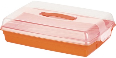 Curver Cake Transporting Box Rectangular 45x29,5x11,1cm Orange