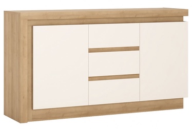 Meble Wojcik Lyon LYOK01 Chest Of Drawers White/Riviera Light Oak