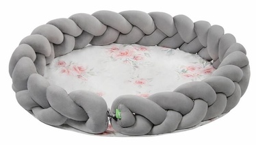 Lulando Braid Velvet Mat Roses 100cm