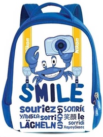 Nikon Smile Backpack For W100 Camera White/Blue