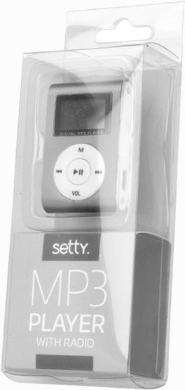 Muusikamängija Setty Super Compact GSM014537, must, 0 GB