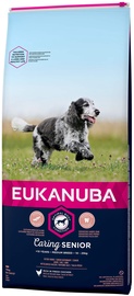 Сухой корм для собак Eukanuba Caring Senior Medium Dog Dry Food With Chicken 15kg
