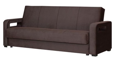 Bodzio Karmona Sofa Velour Dark Brown
