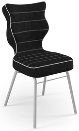 Bērnu krēsls Entelo Solo Size 5 JS01, melna/pelēka, 390 mm x 850 mm