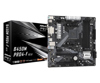 Материнская плата ASRock B450M Pro4-F R2.0