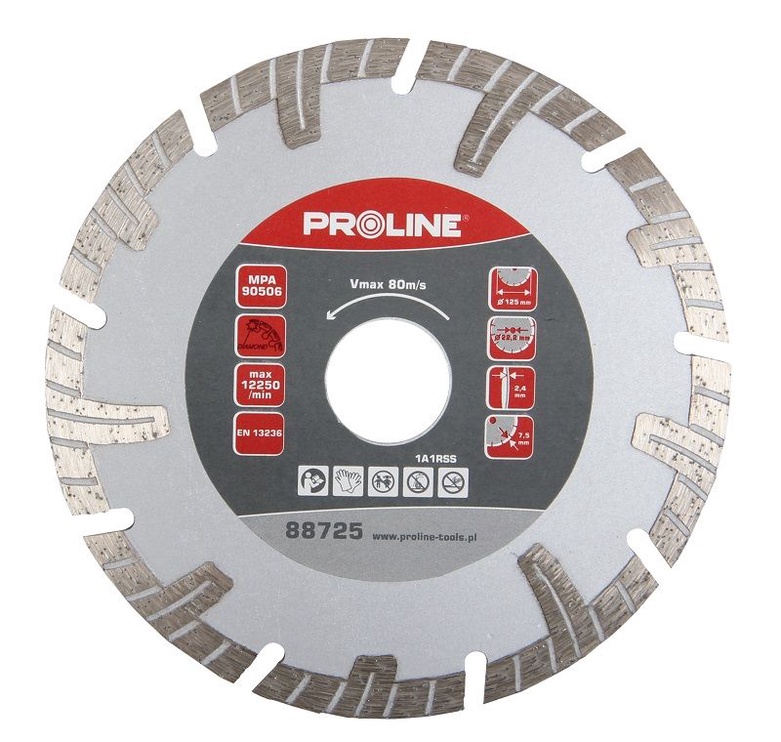 Алмазный диск Proline, 125 мм x 22.2 мм x 2.4 мм