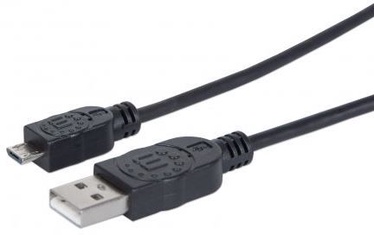 Manhattan Cable USB to USB-micro Black 1.8m