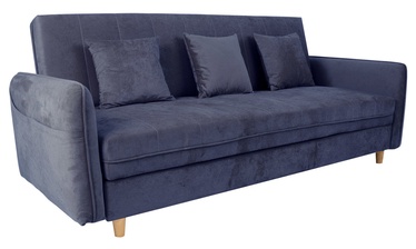 Dīvāngulta Home4you Hetty 11405, pelēka, 90 x 217 x 90 cm