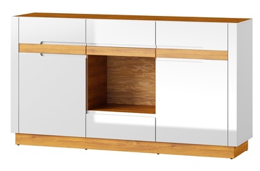 Szynaka Meble Visio 46 Chest Of Drawers Camargue Oak/White