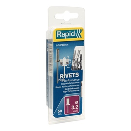 KNIEDES AL 3,2X8MM, 50 GAB. + DRILL C (RAPID)