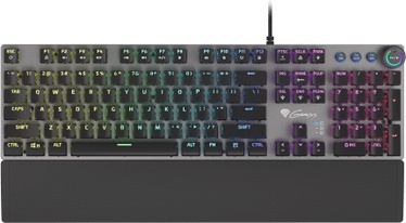 Klaviatūra Genesis Thor 380 RGB Outemu Blue EN, melna