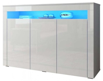 Vivaldi Meble Sofia Chest Of Drawers With LED White Gloss