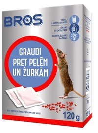 Grūdeliai Bros graužikams naikinti, 120 g