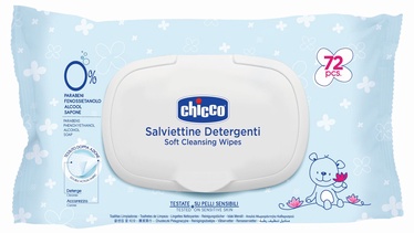 Влажные салфетки Chicco, 72 шт.