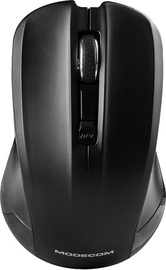 Kompiuterio pelė Modecom WM9.1 Black, bevielė, optinė