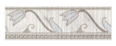 Плитка керамическая SARA GREY BORDER 8X25/35 (14), 250 мм x 80 мм